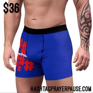 #PrayerPause Signature Tag Men's Boxer Briefs